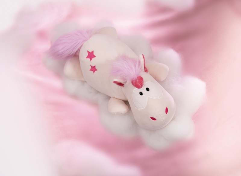NICI Liegendes Kuscheltier Einhorn Theodor soft Räumungsverkauf