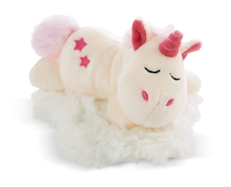 NICI Liegendes Kuscheltier Schlafeinhorn Theodor auf Wolke NICI GREEN Letzter Tag