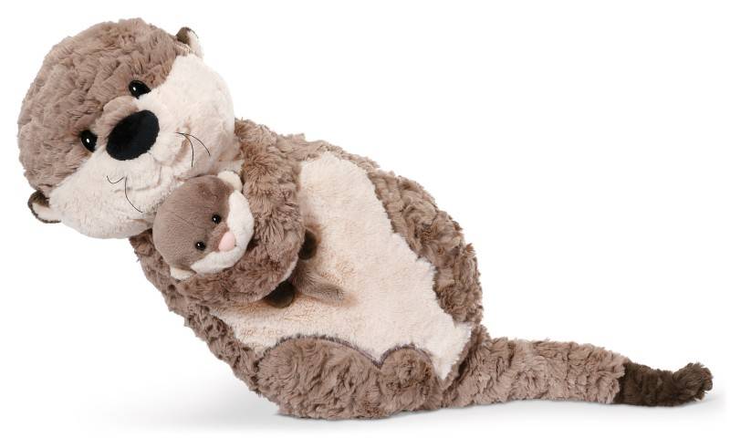 NICI Figürliches Kissen Otter Oda & Odalina Forest Friends NICI GREEN Sonderangebot der Fabrik