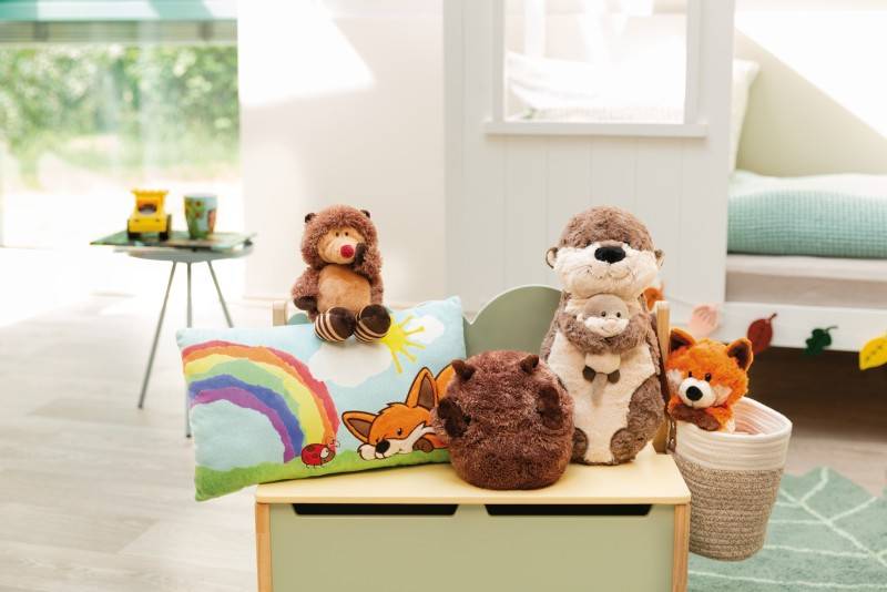 NICI Figürliches Kissen Otter Oda & Odalina Forest Friends NICI GREEN Sonderangebot der Fabrik