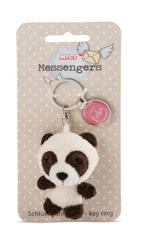 NICI Schlüsselanhänger Panda mit Anhänger 'Alles Liebe' 50% Rabatt mit kostenlosem Versand