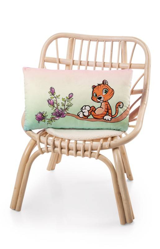 NICI Rechteckiges Kissen Tiger Mandarina NICI GREEN Fabrikverkauf