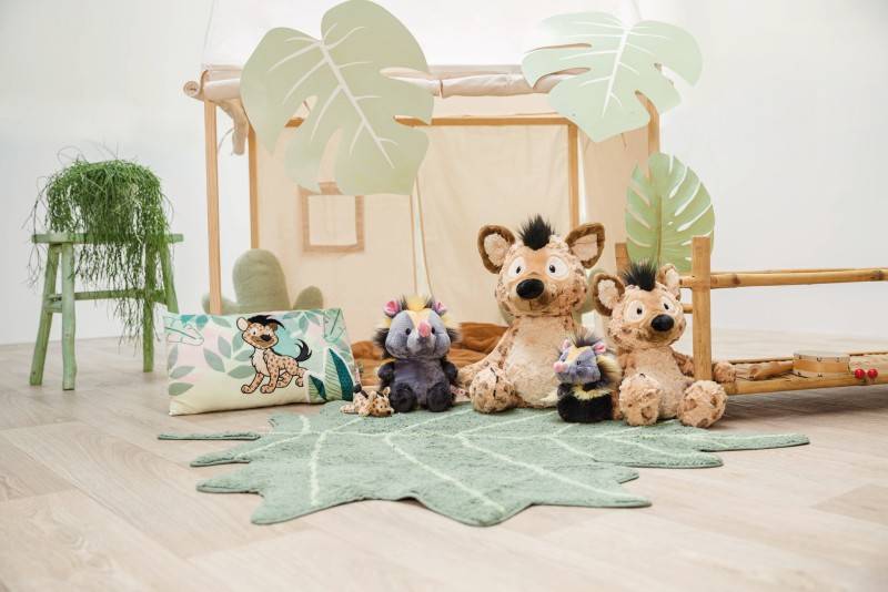 NICI Rechteckiges Kissen Hyäne Helgi NICI GREEN Sonderangebot