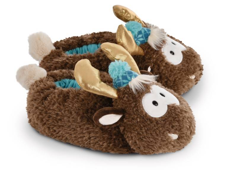 NICI Hausschuhe Rentier Reny Heart Gr. 38-41 Begrenztes Angebot