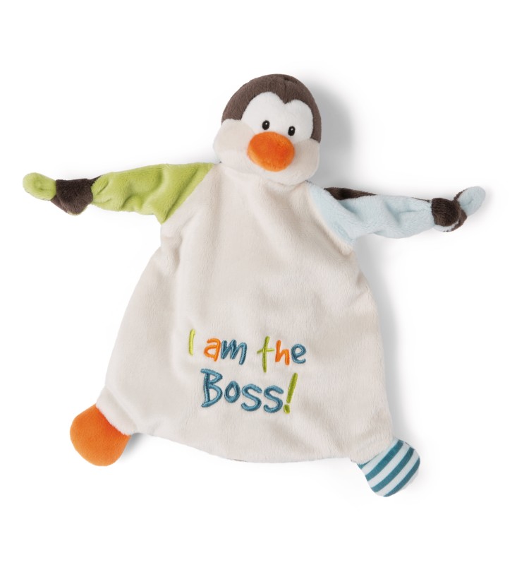 NICI Schmusetuch Pinguin "I am the Boss" Exklusivangebot