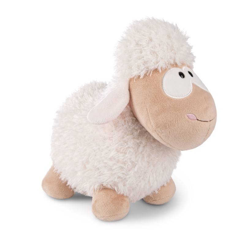 NICI Stehendes Kuscheltier Schaf weiß NICI GREEN Lagerräumung