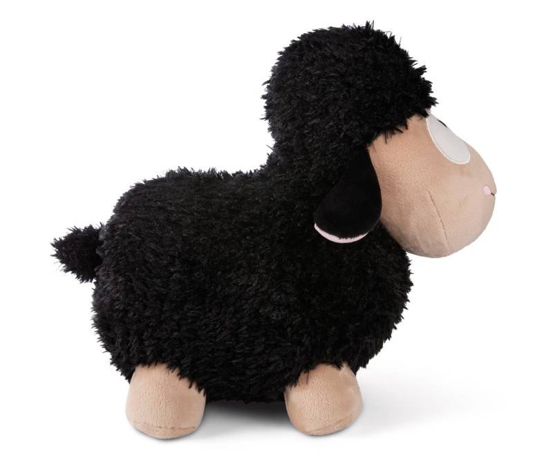 NICI Stehendes Kuscheltier Schaf schwarz NICI GREEN Heißer Verkauf