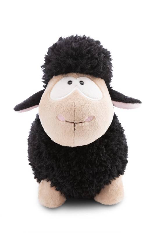 NICI Stehendes Kuscheltier Schaf schwarz NICI GREEN Heißer Verkauf