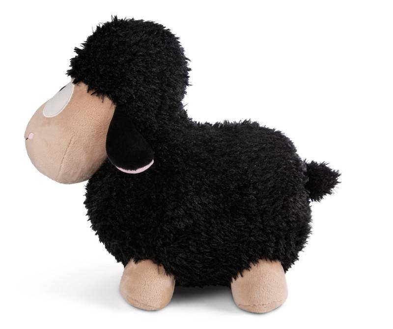 NICI Stehendes Kuscheltier Schaf schwarz NICI GREEN Heißer Verkauf