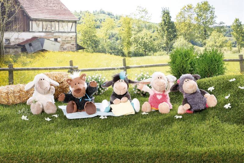NICI Kuscheltier Schaf Jolly Rosa Kauf eins, bekomm eins gratis