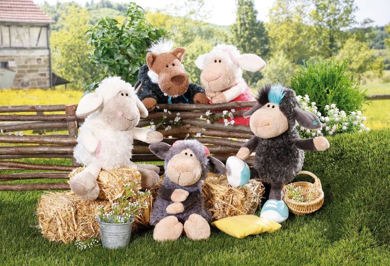 NICI Kuscheltier Schaf Jolly Rosa Kauf eins, bekomm eins gratis