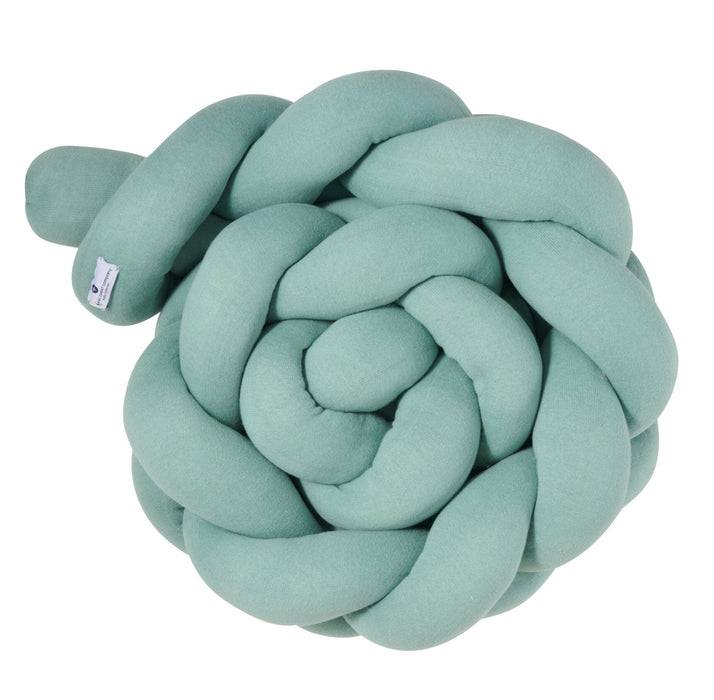 Nordic Coast Company Bettschlange geflochten Mint Strick Begrenztes Angebot