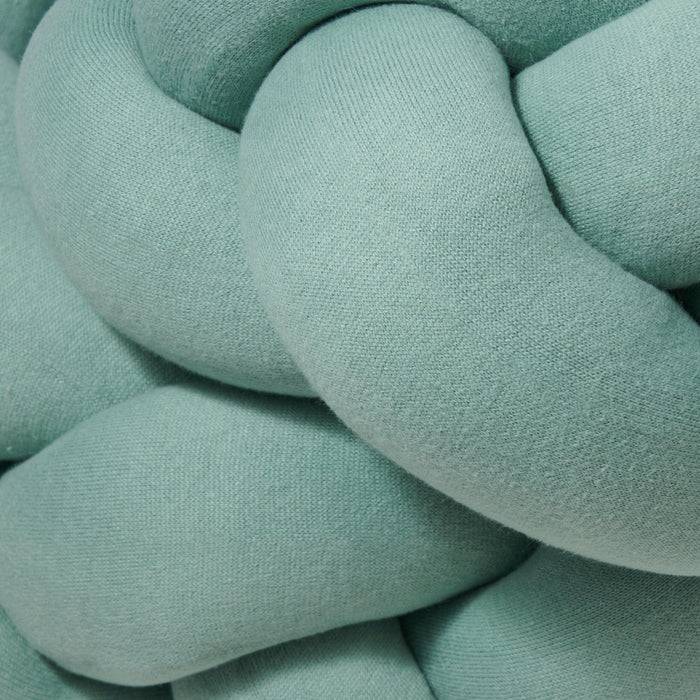 Nordic Coast Company Bettschlange geflochten Mint Strick Begrenztes Angebot