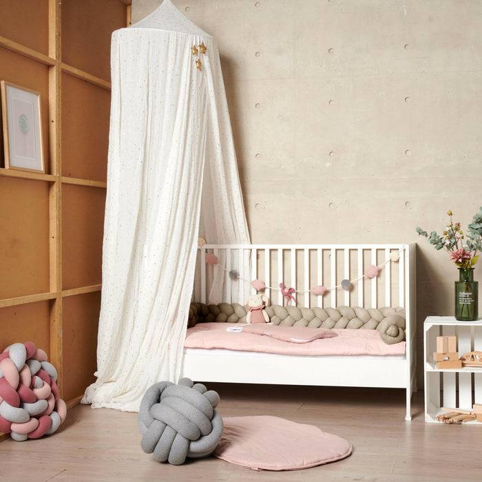 Nordic Coast Company Bettschlange geflochten Sand Strick XL Black Friday