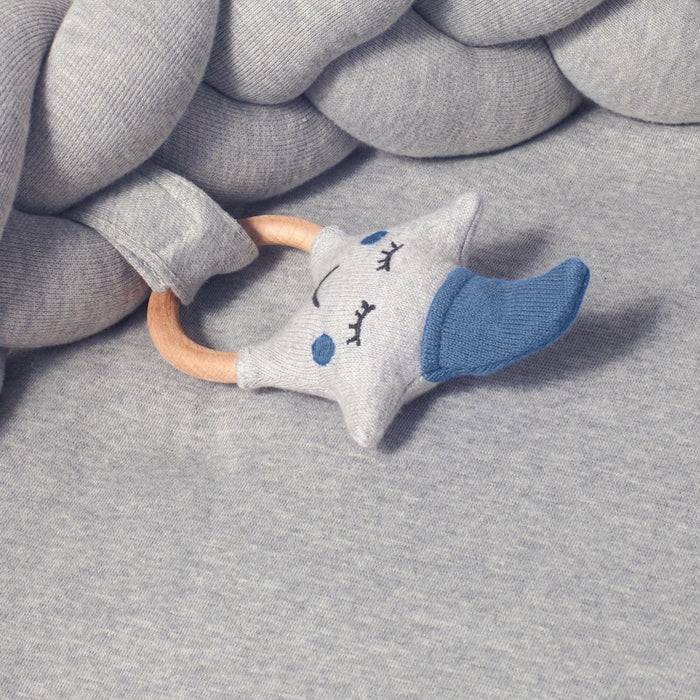 Nordic Coast Company Baby Nest geflochten Grau Muttertagsangebot