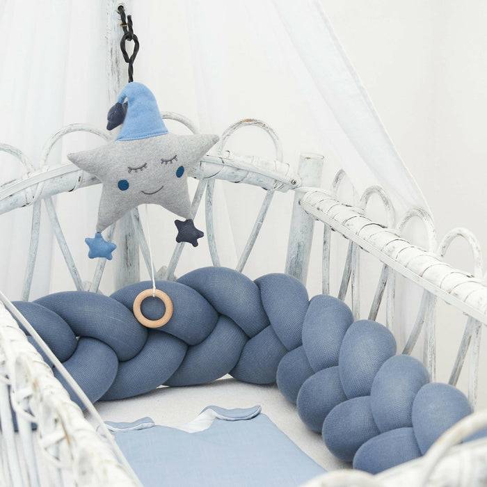 Nordic Coast Company Baby Schlafsack Blau Grau Heißer Verkauf