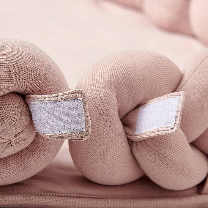 Nordic Coast Company Baby Nest geflochten Rosa Zeitlich begrenztes Angebot