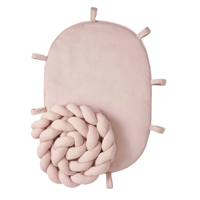 Nordic Coast Company Baby Nest geflochten Rosa Zeitlich begrenztes Angebot