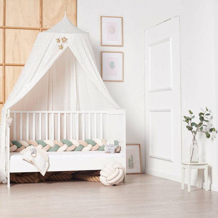 Nordic Coast Company Bettschlange geflochten Trio Mint Exklusive Angebote