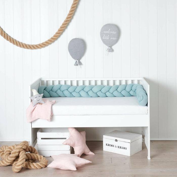 Nordic Coast Company Bettschlange geflochten Mint Jersey Räumungsverkauf