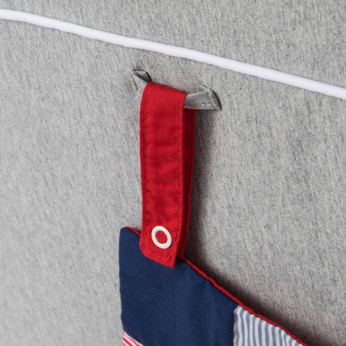 Nordic Coast Company Baby Bettnestchen Grau Spitze Kostenlose Rückgabe
