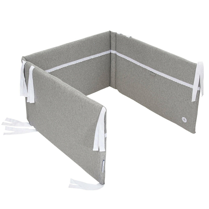 Nordic Coast Company Baby Bettnestchen Grau Spitze Kostenlose Rückgabe