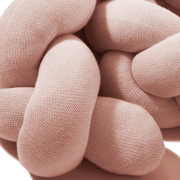 Nordic Coast Company Bettschlange geflochten Rosa Strick schmal Bis zu 60% Rabatt