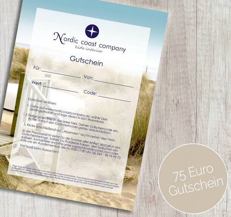Nordic Coast Company Gutschein 75 Euro Schlussverkauf