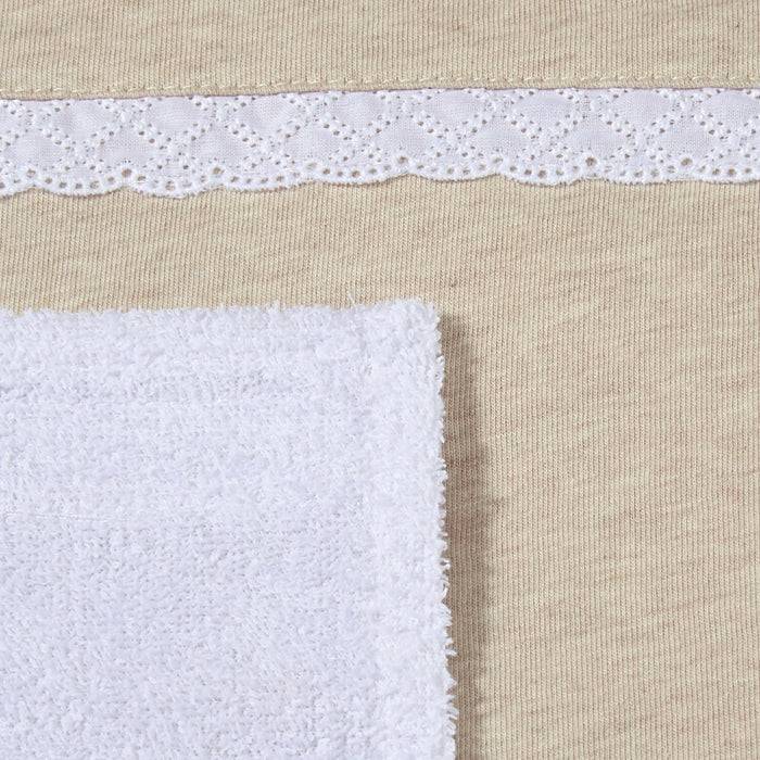 Nordic Coast Company Bezug Wickelauflage Beige Spitze Blitzverkäufe