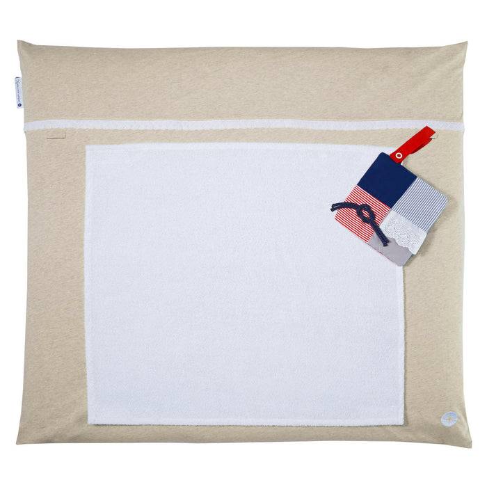 Nordic Coast Company Bezug Wickelauflage Beige Spitze Blitzverkäufe