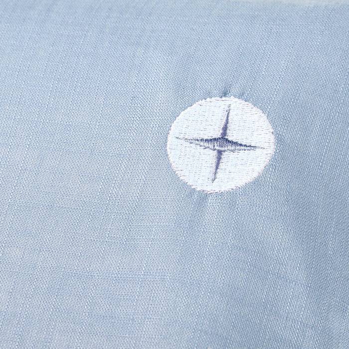 Nordic Coast Company Wickelauflage Blau Grau schmal Versandkostenfrei