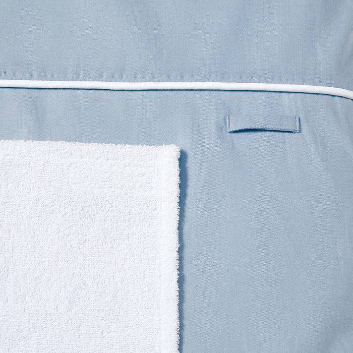 Nordic Coast Company Wickelauflage Blau Grau Großer Ausverkauf