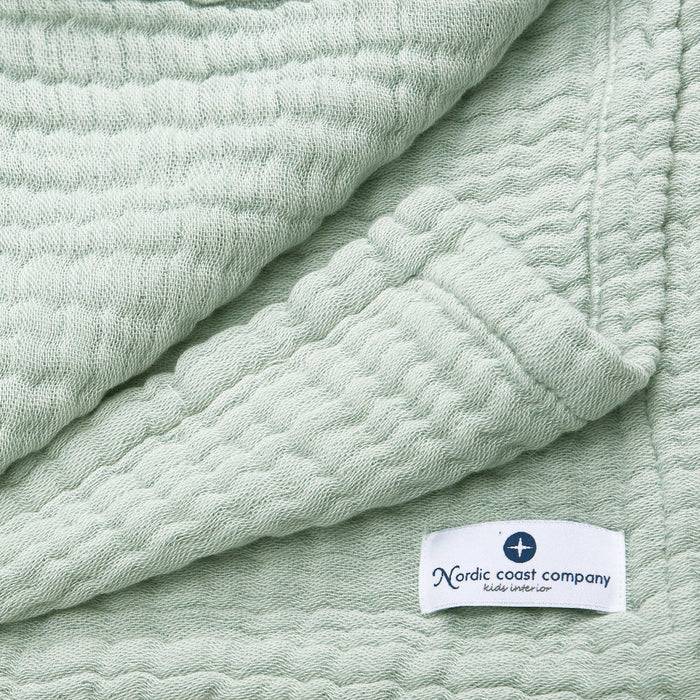 Nordic Coast Company Musselin Decke Mint Flash Sale