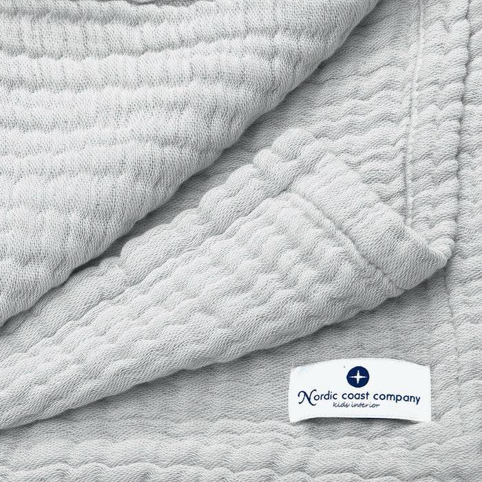 Nordic Coast Company Musselin Decke Grau Begrenztes Angebot