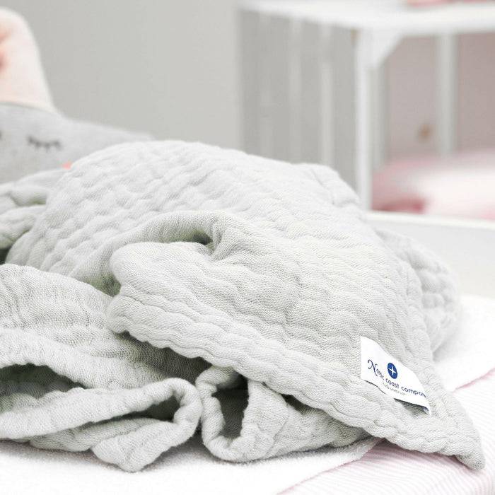 Nordic Coast Company Musselin Decke Grau Large Preisnachlass