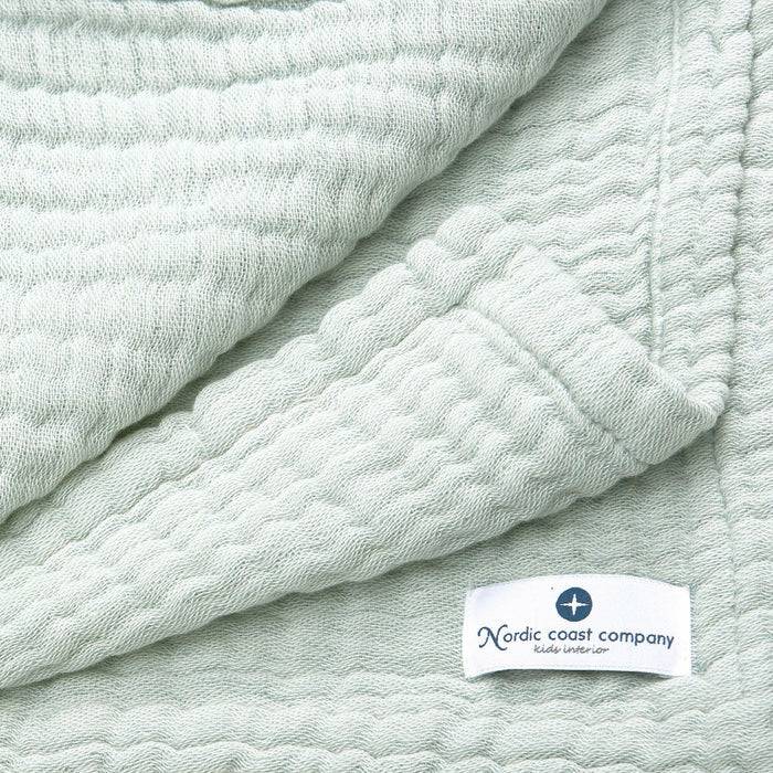 Nordic Coast Company Musselin Decke Mint Large Saisonschlussverkauf