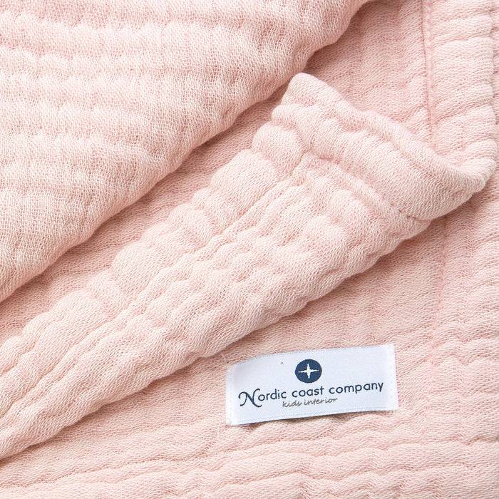 Nordic Coast Company Musselin Decke Rosa Large Black Friday