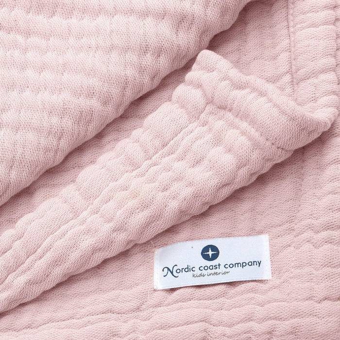 Nordic Coast Company Musselin Decke Altrosa Muttertagsangebot