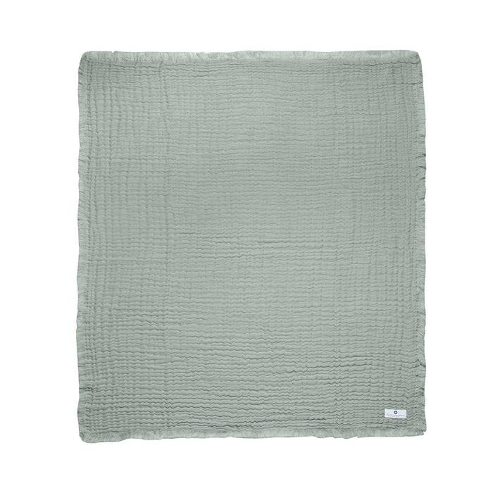 Nordic Coast Company Musselin Fransendecke Mint Neueste Mode
