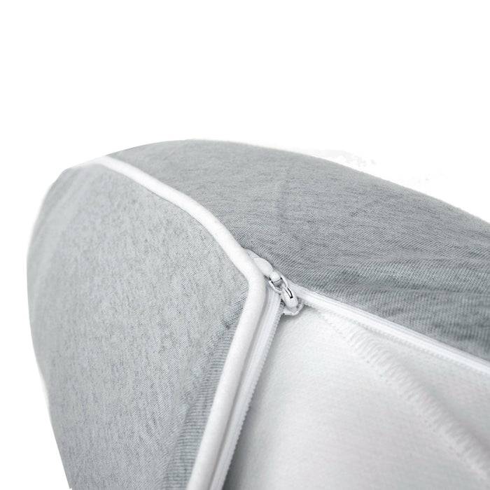 Nordic Coast Company Stillkissen Bezug 180 cm Grau Exklusive Angebote