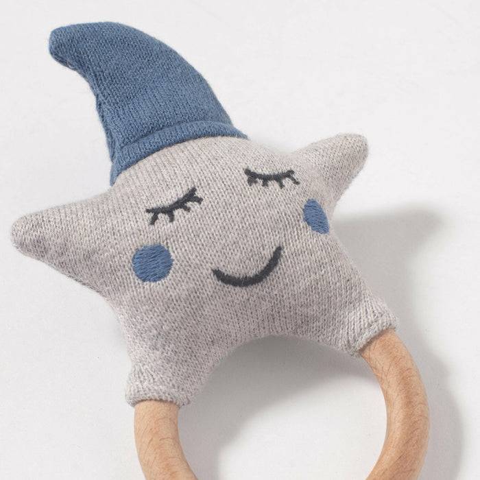 Nordic Coast Company Baby Rassel Stern Blau Tägliche Deals