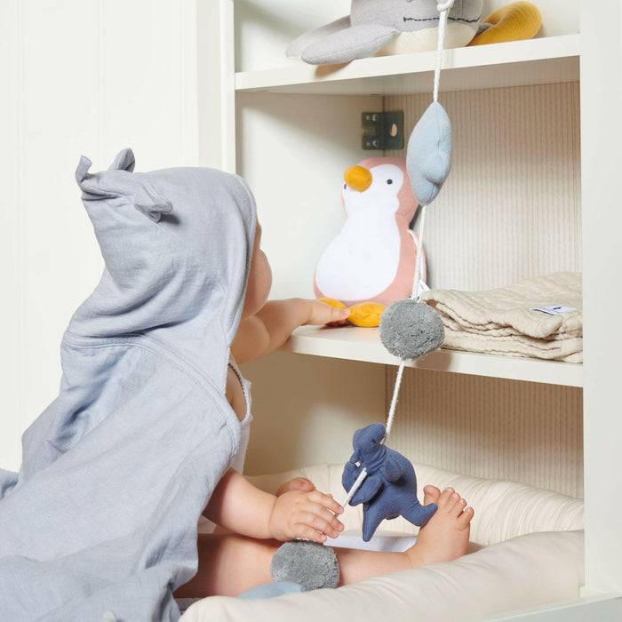 Nordic Coast Company Spieluhr Baby Pinguin Rosa Kostenlose Rückgabe