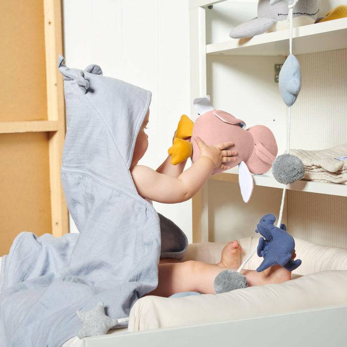 Nordic Coast Company Spieluhr Baby Pinguin Rosa Kostenlose Rückgabe