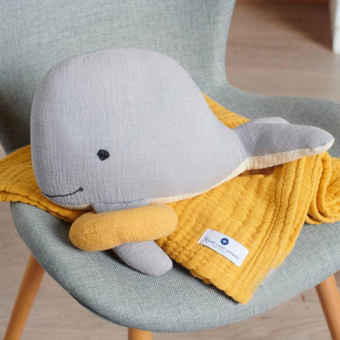 Nordic Coast Company Kuscheltier Musselin Wal Bobby Letzte 3 Tage