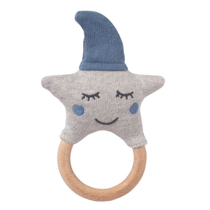 Nordic Coast Company Baby Set "Stern" Spieluhr + Rassel Blau Zeitbegrenzte Promotion