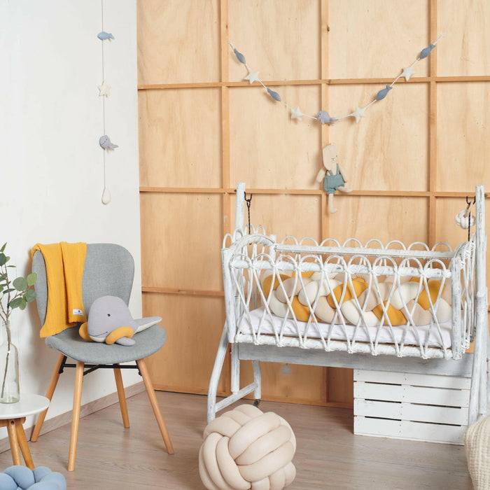 Nordic Coast Company Wandgirlande Musselin Wal Small Bis zu 55% Rabatt