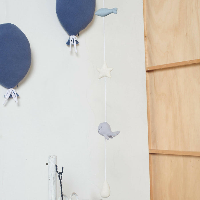 Nordic Coast Company Wandgirlande Musselin Wal Small Bis zu 55% Rabatt