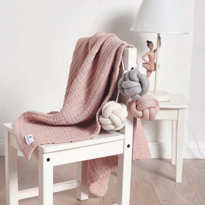 Nordic Coast Company Babygym Anhänger Set Knoten Rosa Discount Store für neue Produkte