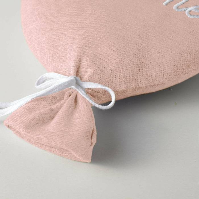 Nordic Coast Company Ballon-Kissen "Welcome Little One" Rosa Nur noch ein Tag übrig