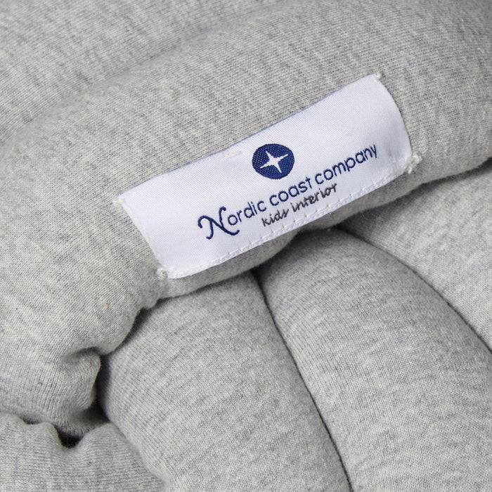 Nordic Coast Company Knotenkissen Jersey Grau Online